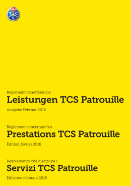 Leistungen TCS Patrouille