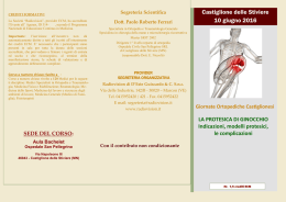 Programma - Ordine dei Medici Chirurghi e Odontoiatri della
