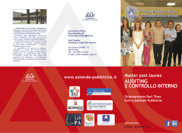 Brochure informativa - Enti e Aziende Pubbliche