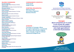 Pieghevole - Universit&agrave; degli Studi "G. d`Annunzio"