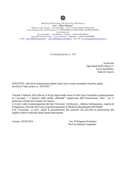 Scarica Comunicazione - Liceo Giannone Caserta