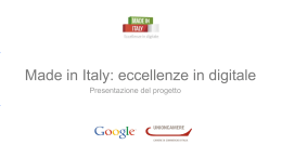 Made in Italy: eccellenze in digitale