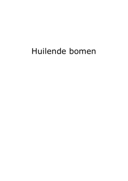 Huilende bomen - Internetboekhandel.nl