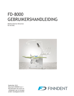 FD-8000 NL - Kerckaert Dental Equipment