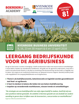 Leergang Agribusiness flyer2016