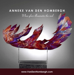 When glass illuminates the soul - Glass art by Anneke van den