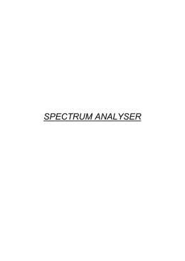 spectrum analyser