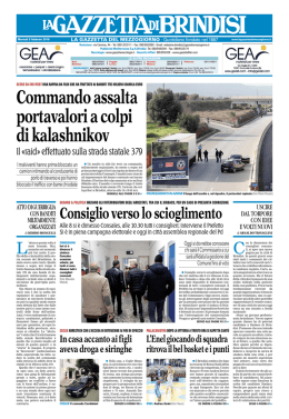 09 02 16 BR Un commando assalta furgone portavalori