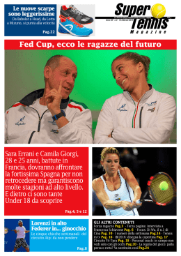 rivista supertennis - Federazione Italiana Tennis