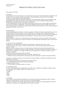 Programmazione 2015-2016 - Genova