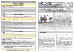 Leggi il Foglietto Parrocchiale