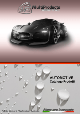 Automotive - MultiProducts International di LC