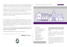 lettera dell`arcivescovo alla comunit&agrave; diocesana per la quaresima