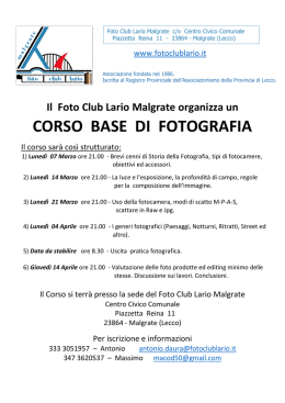 Scarica pdf - Foto Club Lario – Malgrate