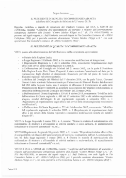 Decreto n.U00033 del 11/02/2016