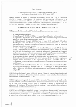 Decreto n.U00034 del 11/02/2016