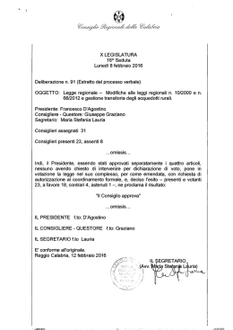 Legge regionale &ndash; Modifiche alle leggi regionali n. 10/2000 e n. 66