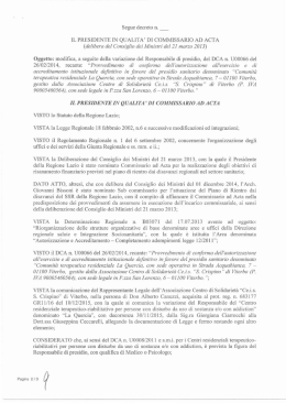Decreto n.U00035 del 11/02/2016