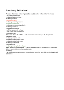 Nuobisong Ingredients