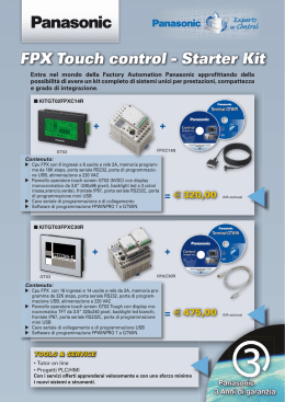 Starter kit FPX/HMI - Panasonic Electric Works