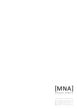 portfolio - Matteo Negrin Architettura