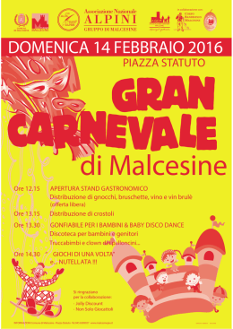 Carnevale a Malcesine!