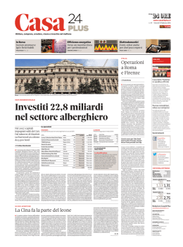 Le operazioni - Il Sole 24 ORE