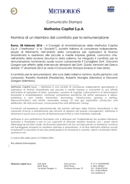 scarica - Methorios Capital SpA