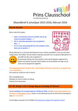 lees meer - Prins Clausschool