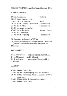 Lees meer - Doopsgezinde Gemeente Giethoorn