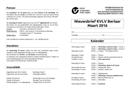 maart - KVLV Berlaar