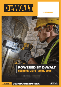 2016 / 1 - DeWalt
