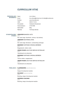 curriculum vitae