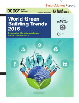 Green buildings report - Dutch Green Building Council