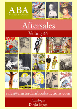 Veiling 34 - Amsterdam Book Auctions