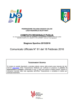 2016/02/18 - CalcioWEBdilettanti