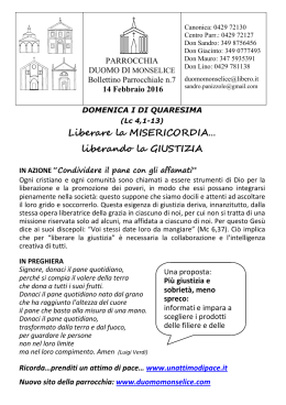 Bollettino Parrocchiale - Parrocchia del Duomo di Monselice