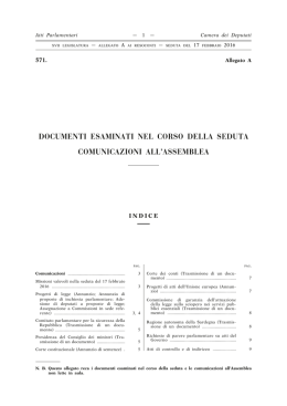 Atti Parlamentari - Camera dei Deputati