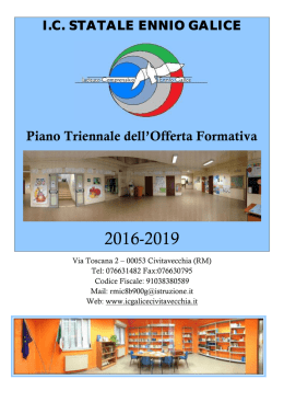 Piano Triennale dell`Offerta Formativa