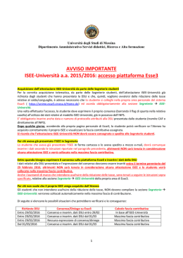Guida per consenso ISEE - Università degli Studi di Messina