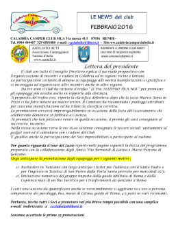 Leggi le news di Febbraio 2016