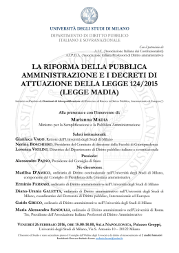 locandina - Università degli Studi di Milano