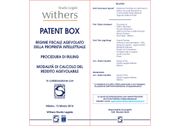 patent_box_2016 - Synergia Formazione
