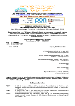 Lettera di invito - Istituto Comprensivo