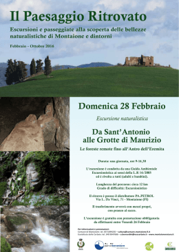 Da Sant`Antonio alle Grotte di Maurizio_ 28 febbraio