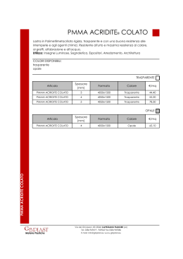 pmma acridite&reg; colato