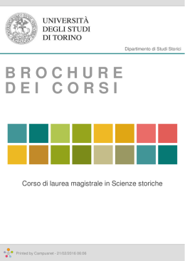 in pdf - Corso di laurea magistrale in Scienze storiche
