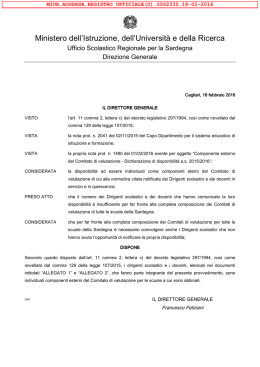 2016 02 18 Decreto individuazione componenti esterni CDV