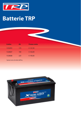 Batterie TRP - MsRoma