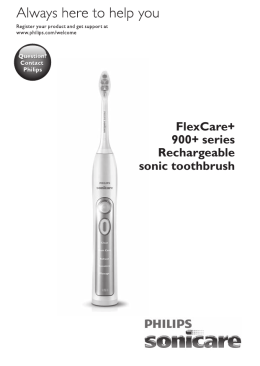 FlexCare+ 900+ series Rechargeable sonic toothbrush